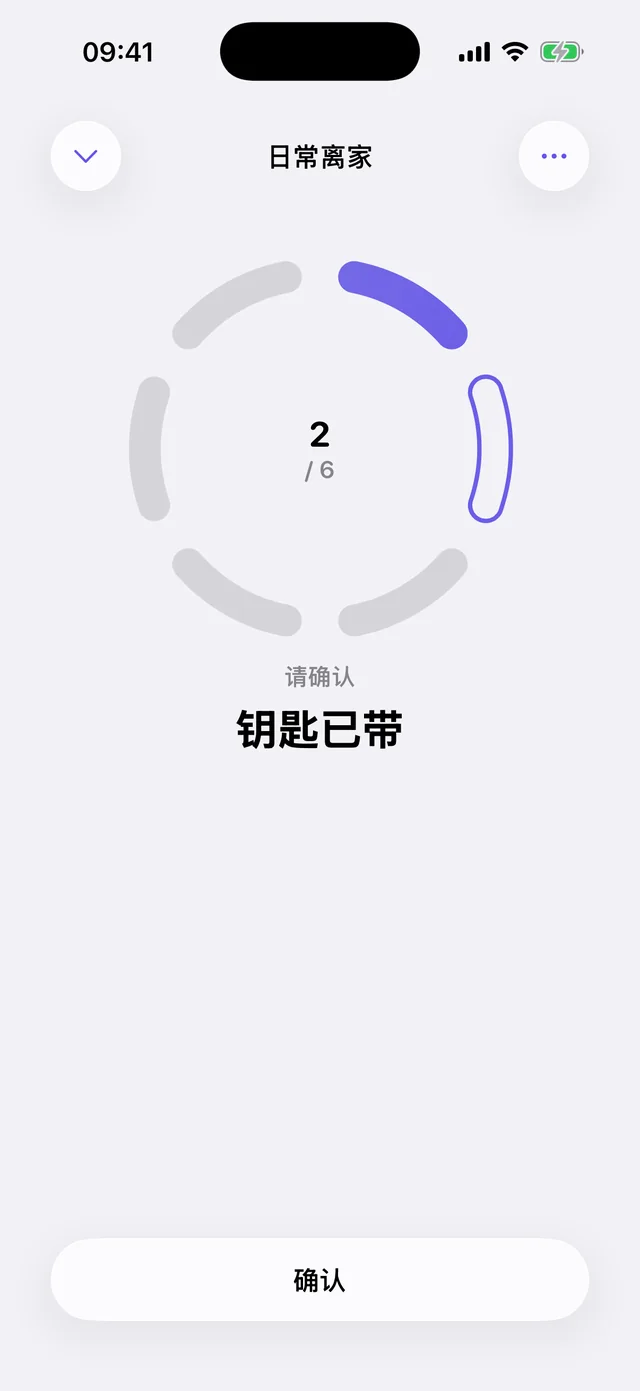 Last Check 确认页面,一项已完成,下一项等待检查